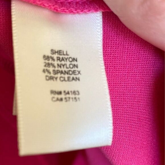 Eliza J Embroidered Pink Sheath Dress 12P - Picture 4 of 6